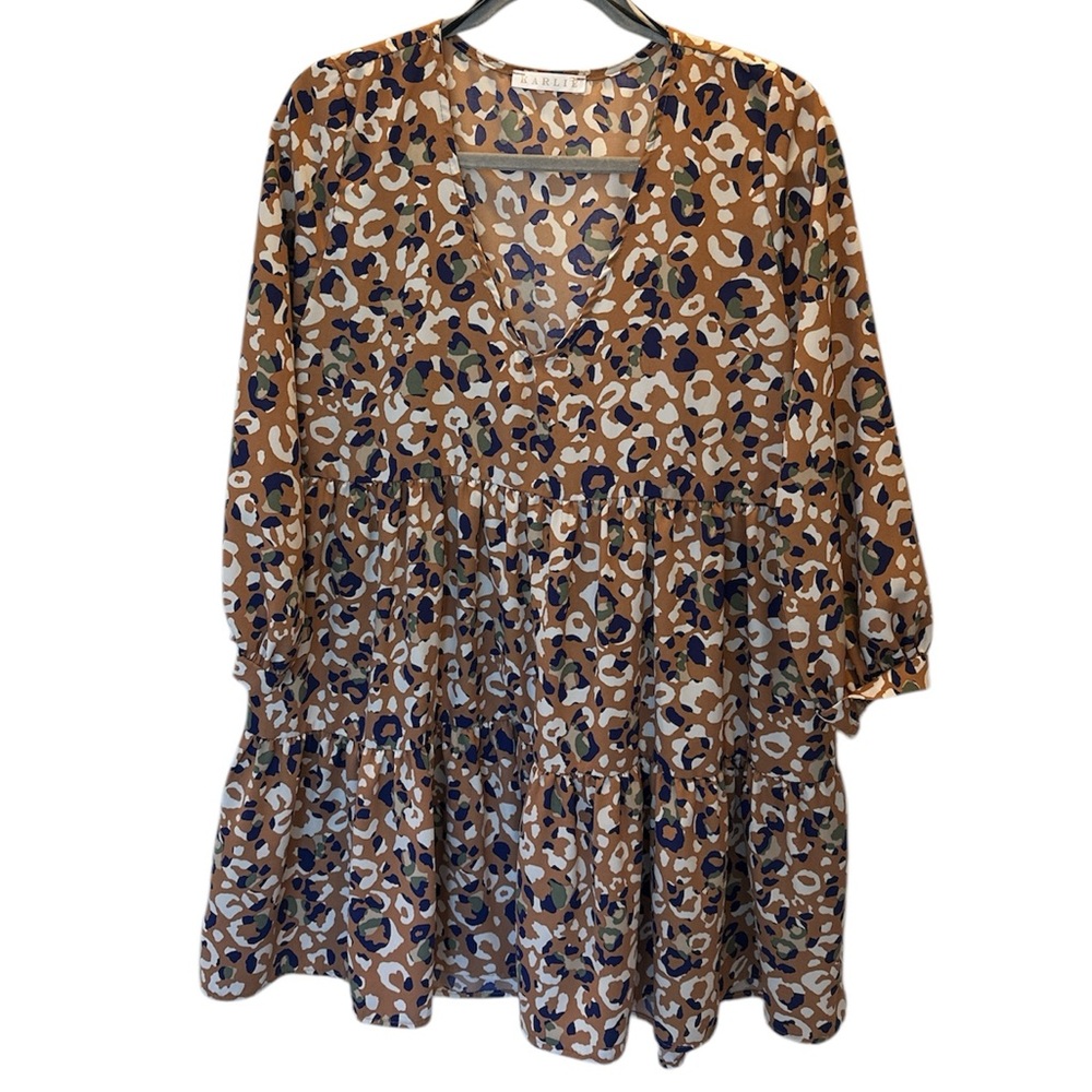 Karlie cheetah print dress